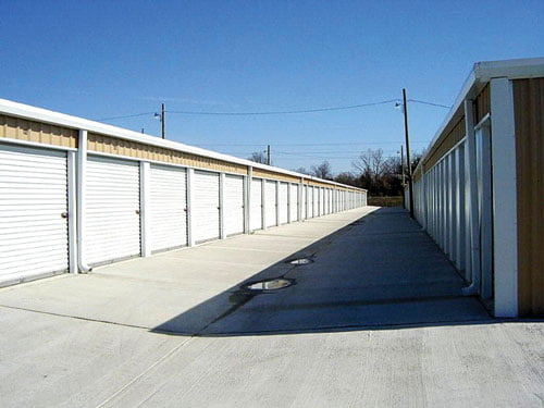 Line of Fritts Storage Units